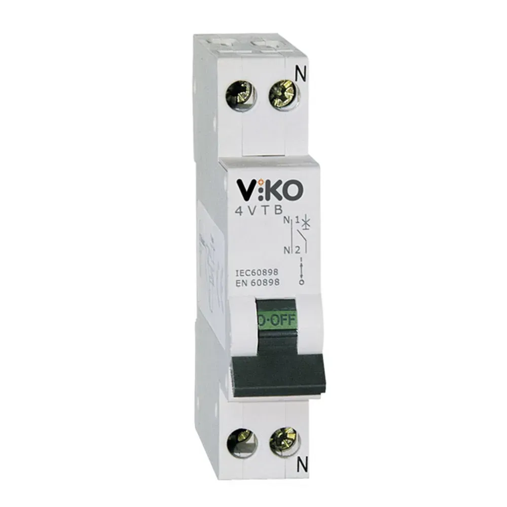 VİKO 4VTB-1C06-T 1X6A 4,5kA C Tipi Otomatik Sigorta