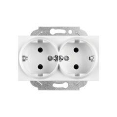 Viko Karre Beyaz İkili Topraklı Priz(Çerçeve Hariç) 90967056