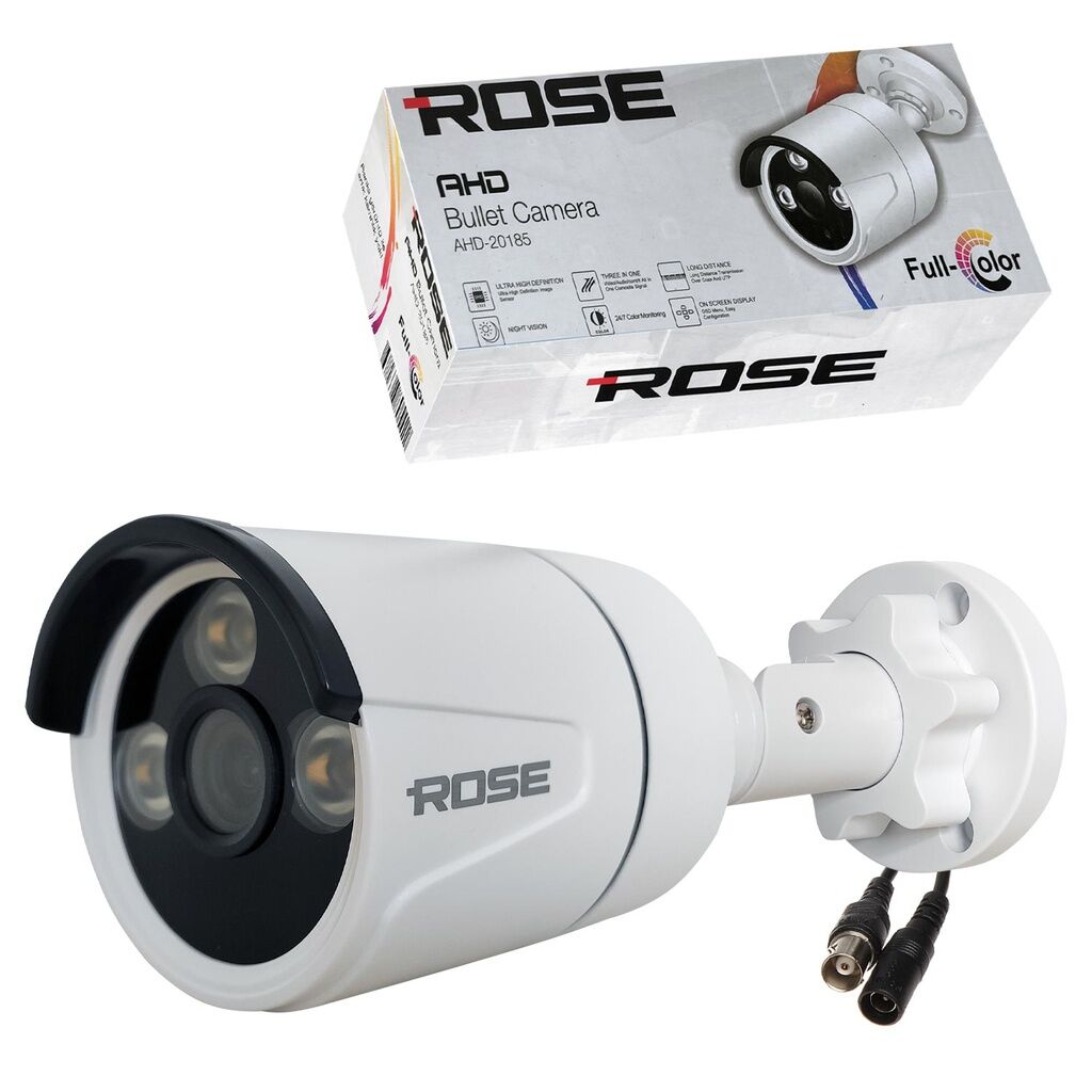 Rose AHD-20185 Full Color Bullet Kamera | 2MP Gece Görüş