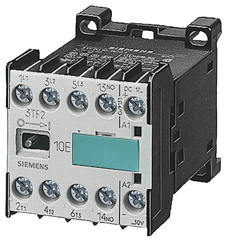 SIEMENS 3TF2001-0AD0 Ray Montajlı Kontaktör 9A 4kW 42V AC