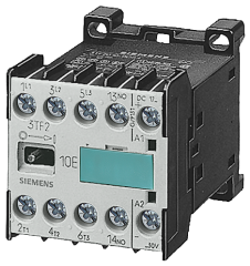 SIEMENS 3TF2001-0AD0 Ray Montajlı Kontaktör 9A 4kW 42V AC