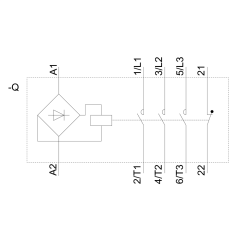 SIEMENS 3TG1001-0AL2 Mini Kontaktör 8.4A 220V AC 4kW