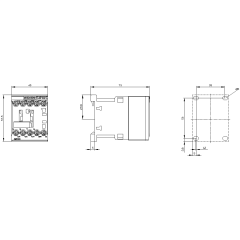 SIEMENS 3RT2015-1AP02 Sirius Kontaktör 7A 230V AC 3kW