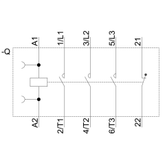 SIEMENS 3RT2017-1AP02 Sirius Kontaktör 12A 230V AC 5,5kW