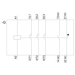 SIEMENS 3RT2046-1AP00 Sirius Kontaktör 95A 230V AC 45kW