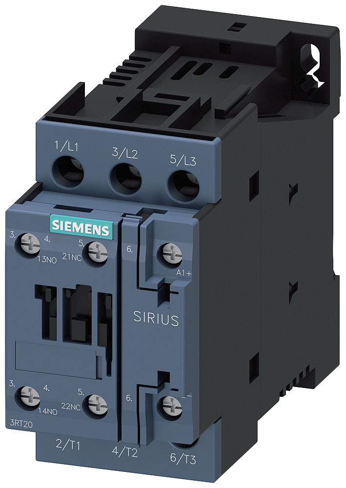 SIEMENS 3RT2025-1BB40 Sirius Kontaktör 20A 24V DC 7,5kW