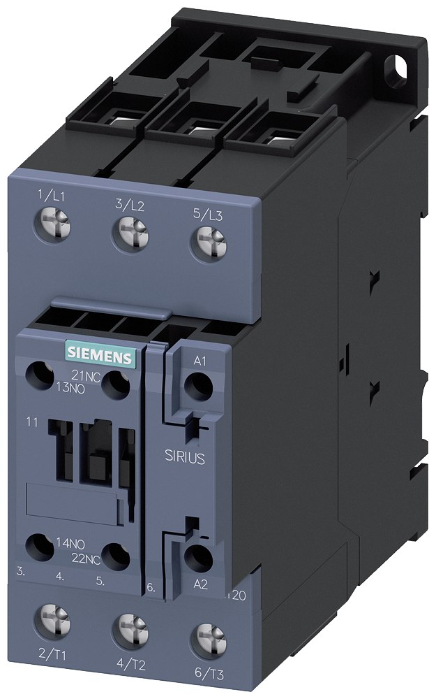 SIEMENS 3RT2037-1NB30 Sirius Kontaktör 65A 20-33V DC 30kW