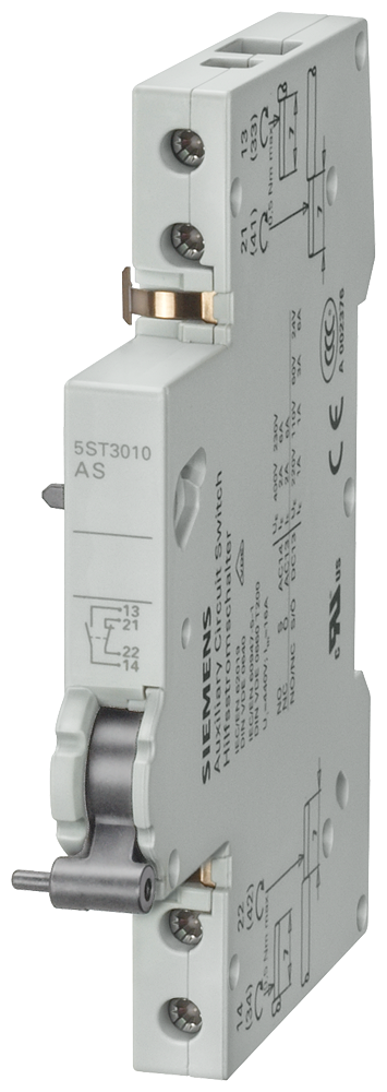 SIEMENS 5ST3010 Yardımcı Kontak Bloğu 6A 1NO+1NC