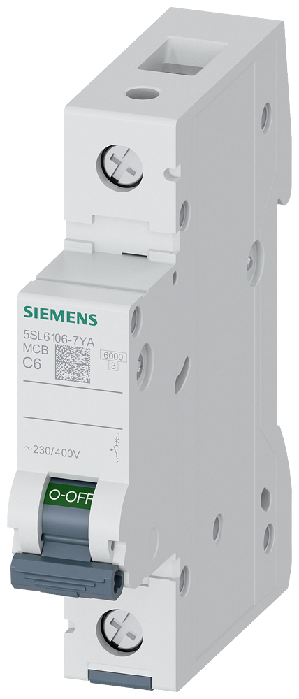 SIEMENS 5SL6106-7YA Otomatik Sigorta Klasik 6A C Tipi