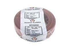 Öznur Kablo 16 mm Nyaf Çok Telli Bakır Elektrik Kablosu Kahverengi