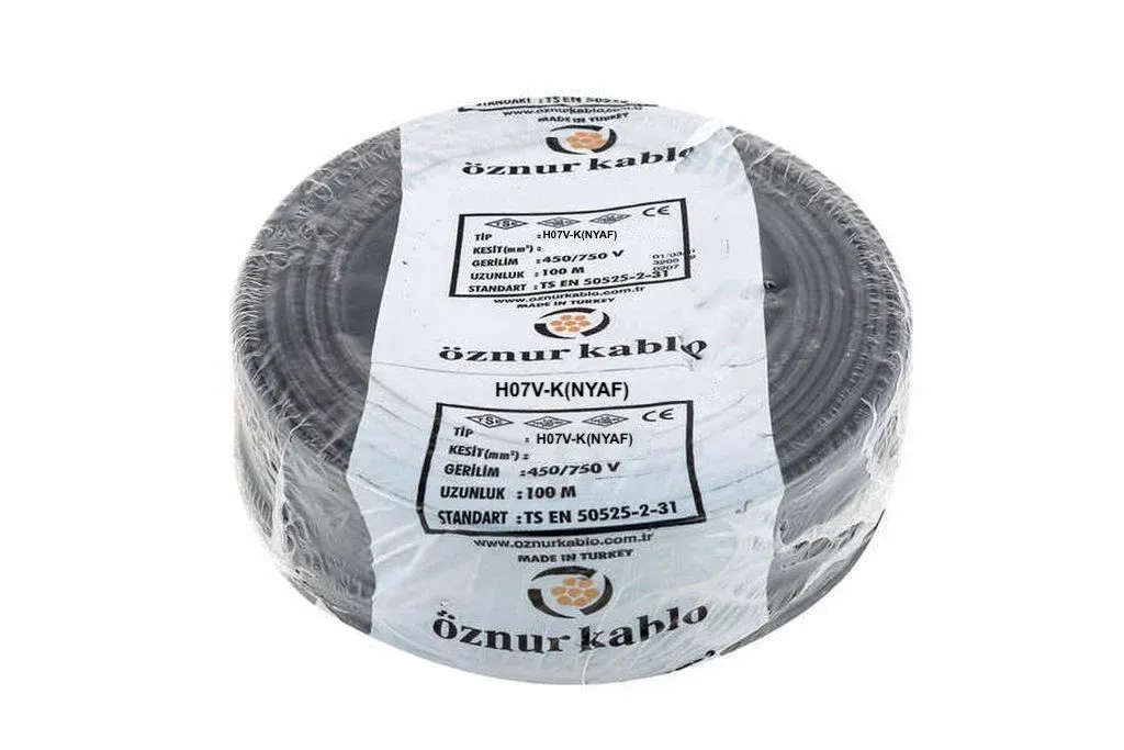 Öznur Kablo 35 mm Nyaf Çok Telli Bakır Elektrik Kablosu Siyah