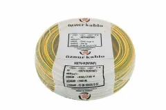 Öznur Kablo 35 mm Nyaf Çok Telli Bakır Elektrik Kablosu Sarı Yeşil