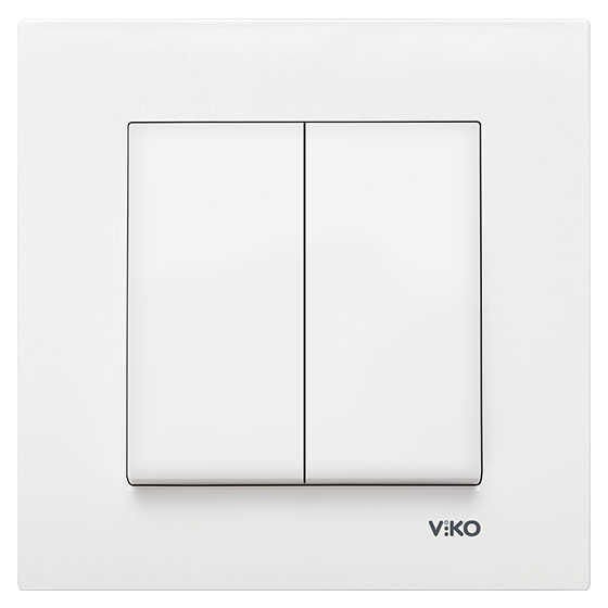 Viko Karre Beyaz Komütatör Mekanizma (Çerçeve Dahil) 90967002