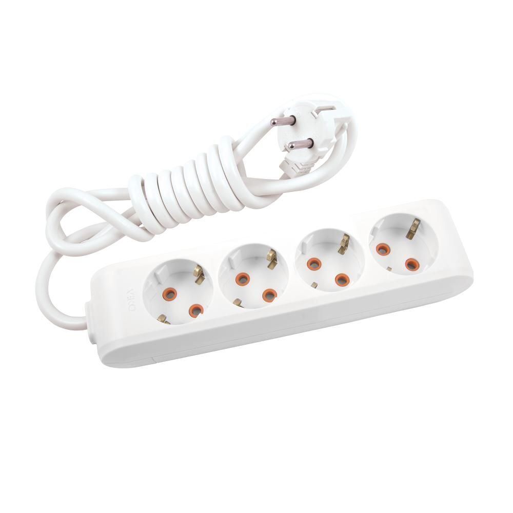 Viko Multi-led Dörtlü 5 Mt Grup Priz Topraklı Çocuk Korumalı 90113405