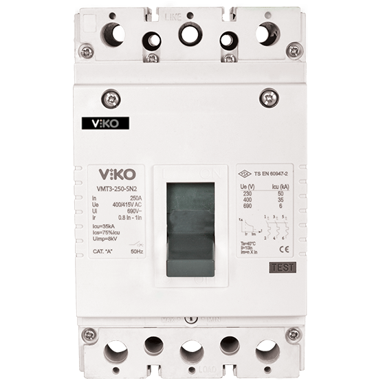 VİKO VMT2-100-SN2 80-100 35kA Kompakt Mekanizma 3x100A