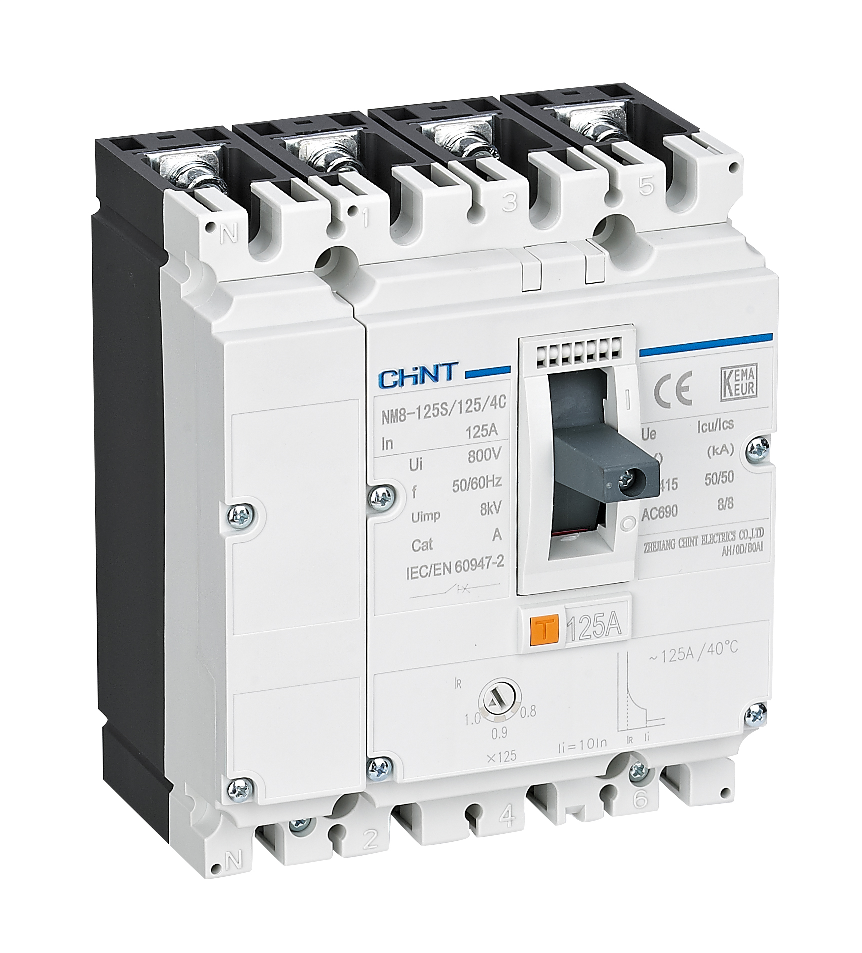 CHİNT 149939 Nm8-125S 80-100A 4 Kut 50Ka kompakt Şalter