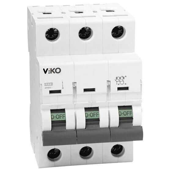 Viko - 4VTB-3C50 3x50A 4,5kA C Tipi Otomatik Sigorta