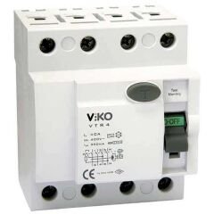 Viko - VTR4-63300 4x63A 300mA Ac Tip Kaçak Akım Rölesi