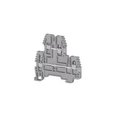 KLEMSAN Klemens Vida Bağlantılı İki Katlı 1 Giriş 1 Çıkış 2,5mm Gri 325249