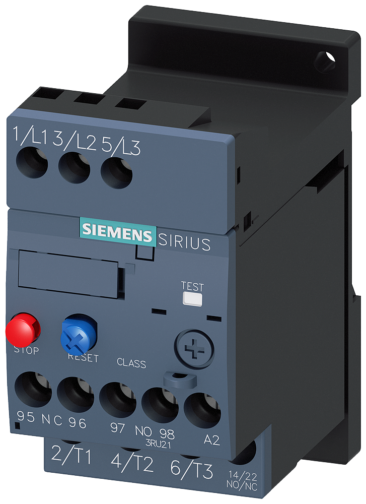 SIEMENS 3RU2116-1AB1 Sirius Termik Röle 1.1-1.6A Boy:S00