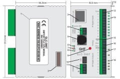 GLC-196T 9 Girişli/6 Transistör Çıkışlı 24VDC PLC CPU Modülü GMT