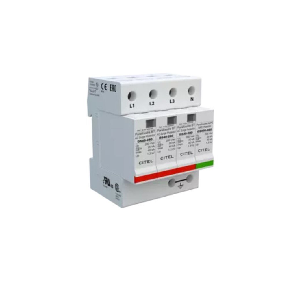 DS44-280/G 40kA 4 Kutuplu C (TipII) Parafudr Kontaksız